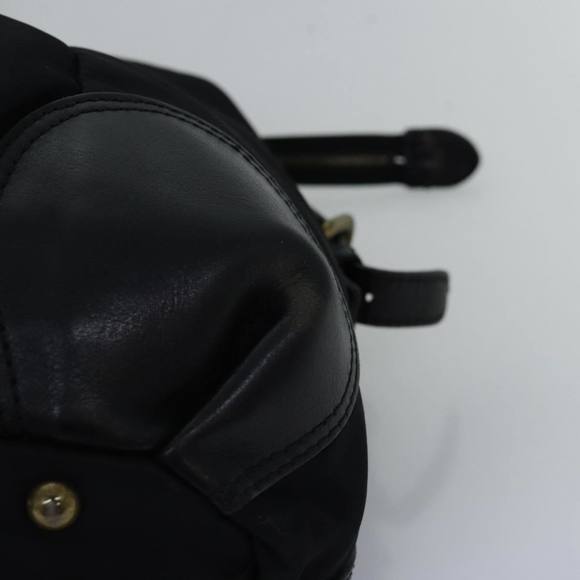 BURBERRY Blue Label Tote Bag Nylon Black Auth bs14565 - Picture 14 of 16